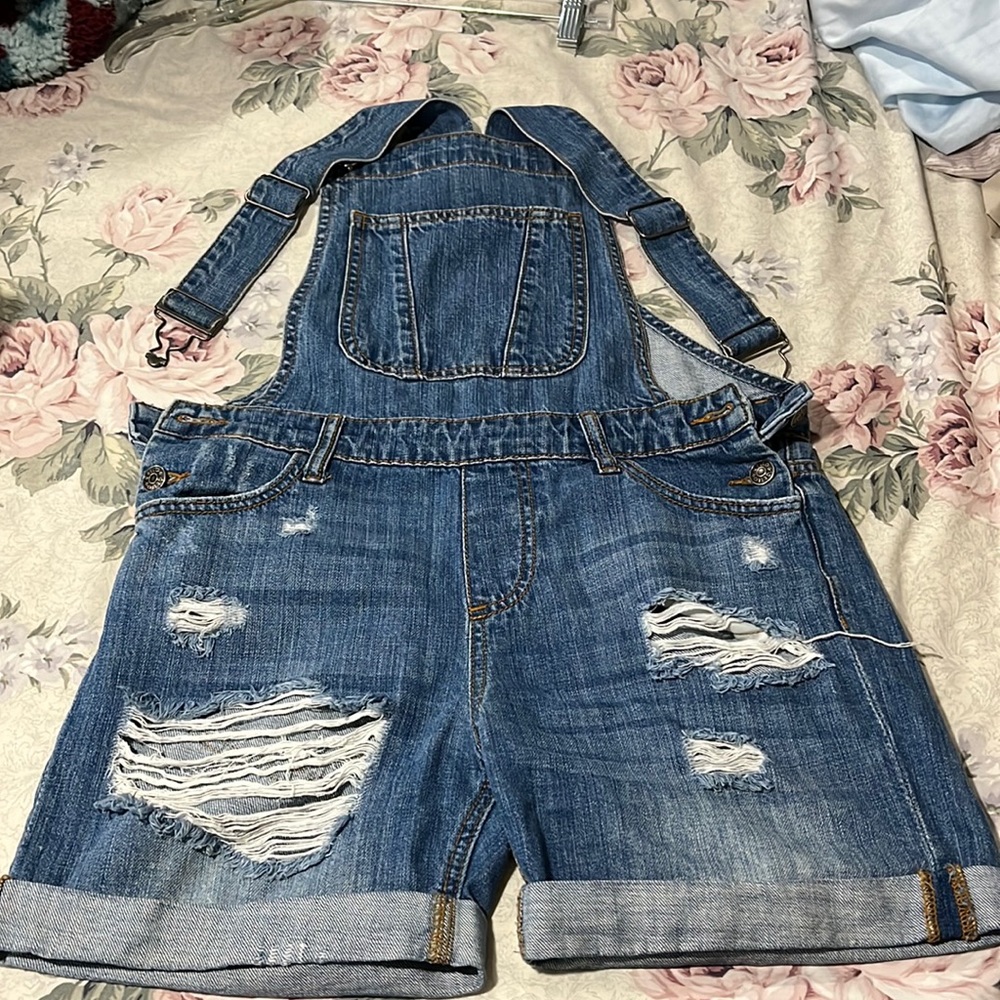CELLO Denim Overall Shorts